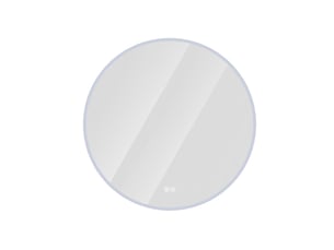 Miroir led rond 70 cm pour salle de bains, éclairage réglable