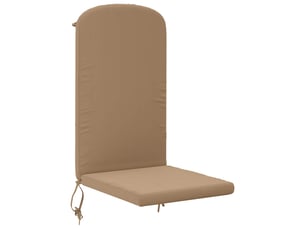 Coussin de transat ensoleillé, coussin pour bain de soleil gemert 100 % polyester taupe cf56053