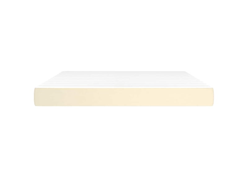  Matelas à ressorts, matelas de confort ensachés moyen 160x200 cm 20 cm crème  - Conforama C