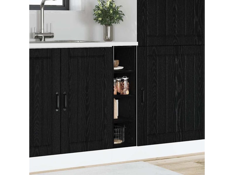 Meuble de cuisine bas chêne noir 20x44,5x81,5cm - Conforama B