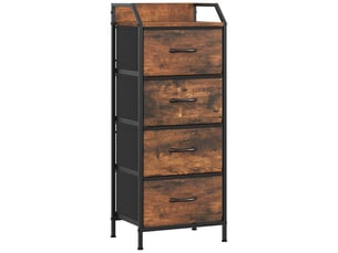 Chiffonnier 4 tiroir(s) GENERIC HOME coloris miroir largeur 43 cm hauteur 97.5 cm