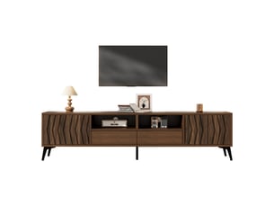 Meuble tv coloris marron 180 cm   IKSETERA TRADING LTD
