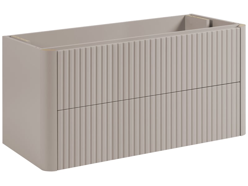  Meuble sous vasque suspendu linea 100 cm cachemire  - Conforama A