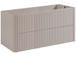 Meuble sous vasque suspendu linea 100 cm cachemire