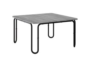 Table basse rectangulaire coloris gris