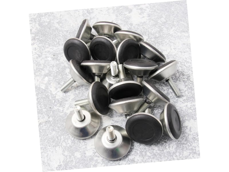  20pièces nivellement réglables pour meubles base noire lot de pour tables chaises et canapés  - Conforama C