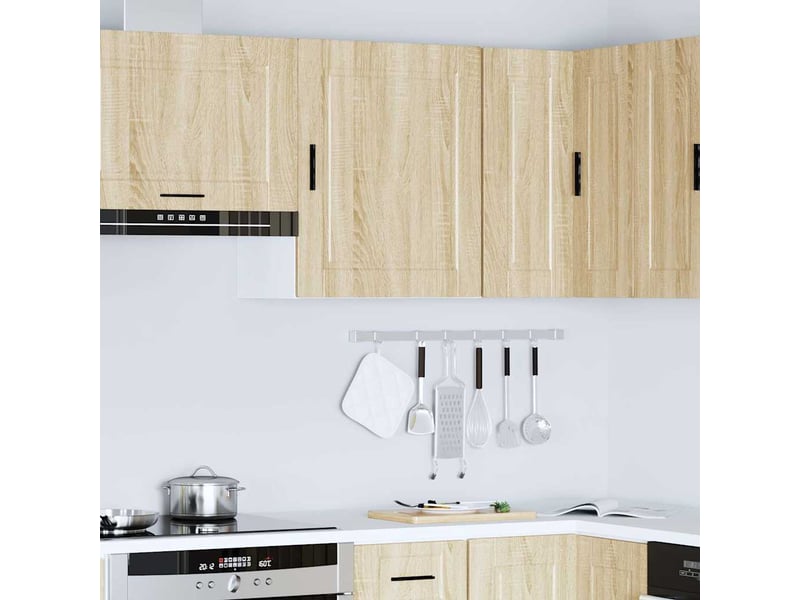Armoire murale de cuisine porto chêne sonoma bois d'ingénierie shl5232 - Conforama D