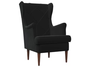 Fauteuil fixe VIDAXL  Velours noir