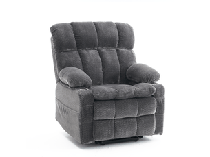 Fauteuil relax électrique  FLORAGRACE Tissu gris
