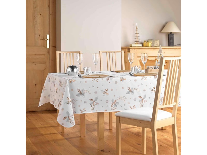  Nappe imprimé guido 150x240cm blanc  - Conforama E