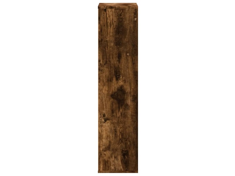  Bibliothèque, étagère de rangement chêne fumé 50x25x105 cm bois d'ingénierie  - Conforama E