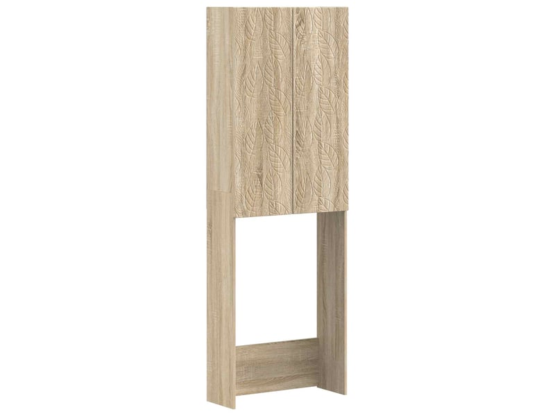  Armoire de toilette, meuble de toilette delft chêne sonoma 66x25.5x190 cm  - Conforama A