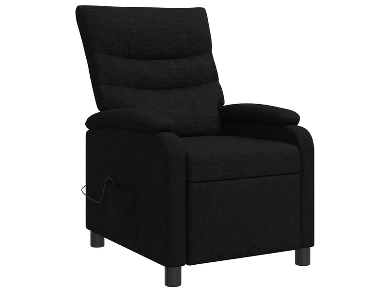  Vidaxl fauteuil de massage inclinable noir tissu  - Conforama E
