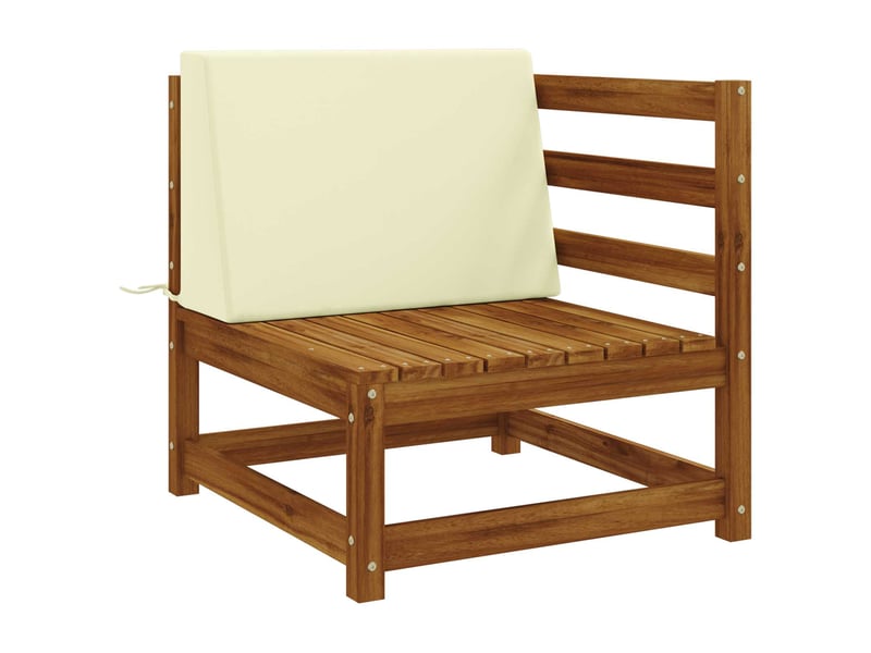 Coussin de dossier, coussin de dos soest 100 % polyester crème 60 x 20 x 40 cm cf55217 - Conforama C