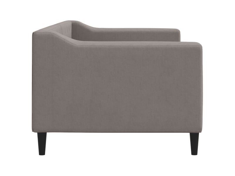  Lit simple- lit adulte -  lit de repos sans matelas taupe 80x200 cm tissu  - Conforama C