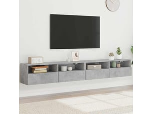 Meuble tv coloris gris 100 cm <strong></strong>  <strong></strong>