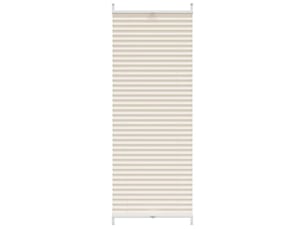 Store plissé, store de fenêtre 50x100 cm crème cf46644