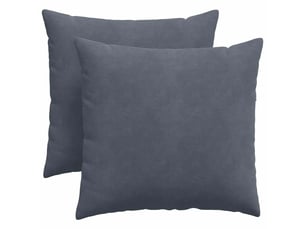 Lot de 2 coussins de canapé, coussins décoratifs gris foncé 45 x 45 cm cf59087