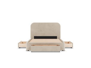 Lit 2 places 140x200 cm SLOME   coloris beige