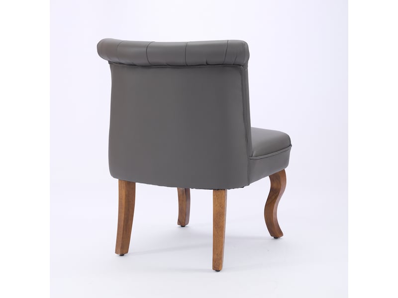  Fauteuil lounge en cuir - cuir pleine fleur - gris - pieds en bois massif - dimensions - poids 8.2 kg 56x60x72cm - Conforama D