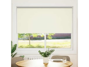 Store enrouleur occultant, store à rouleau 164,4 x 175 cm, largeur du tissu 160 cm, blanc cassé cf45442