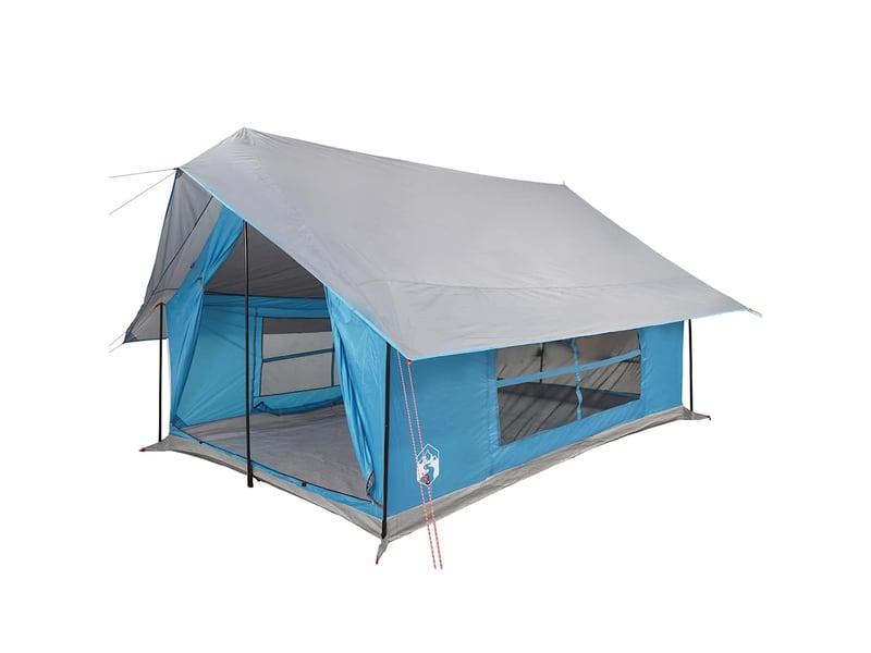 Tente de camping 5 personnes bleu imperméable shl64367 - Conforama C