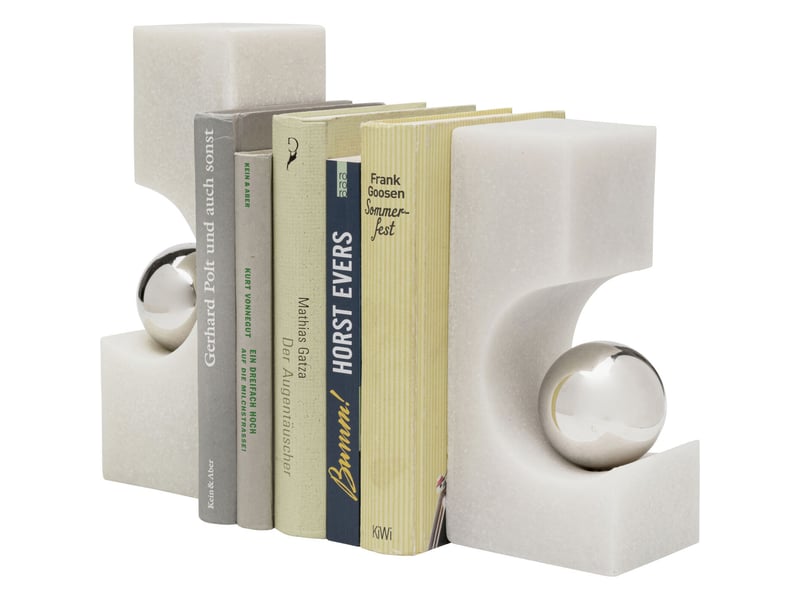 serre-livres art billes set de 2 kare design - Conforama C