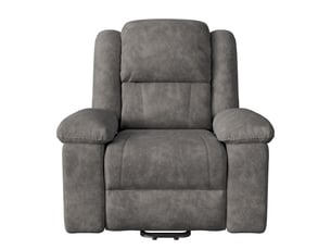 Fauteuil relax électrique - 93x93x106cm - fauteuil de massage 8 points avec chauffage et fonction relevable - gris foncé