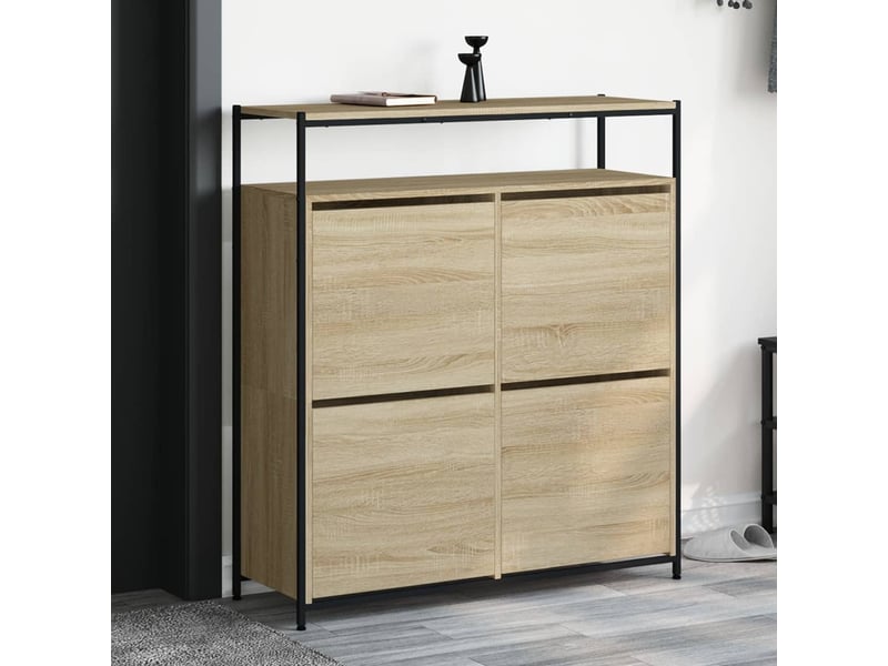  Meuble à chaussures, armoire à chaussures chêne sonoma shl1488  - Conforama B