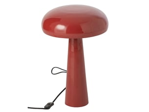 Lampe à poser en métal mirko 43cm rouge