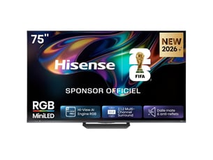 Téléviseur Mini Led <strong>HISENSE</strong> 1-23120767 - UHD 4K 75 pouces 190.5 cm