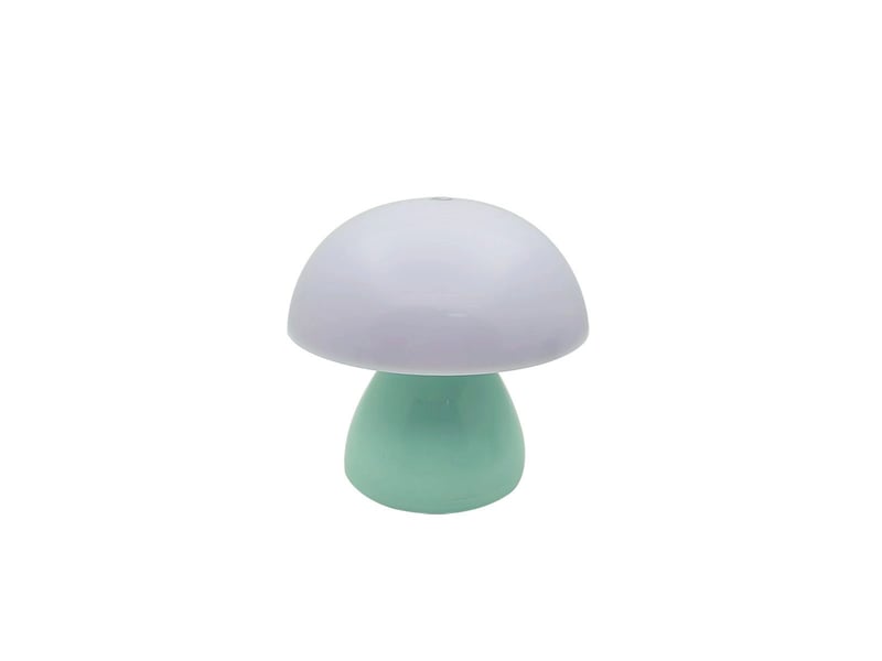  Veilleuse champignon à tapoter, lumière blanc chaud – lampe d'ambiance pour chambre, chevet et table-vert  - Conforama A