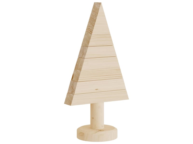  Arbres de noël 2 pcs en bois pour décoration 30 cm pin massif  - Conforama C