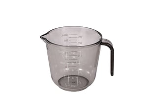 Tasse à mesurer de cuisine de 300 ml, précise pour les mesures en pâtisserie, un outil de cuisine essentiel (1 tasse à mesurer marron transparent)