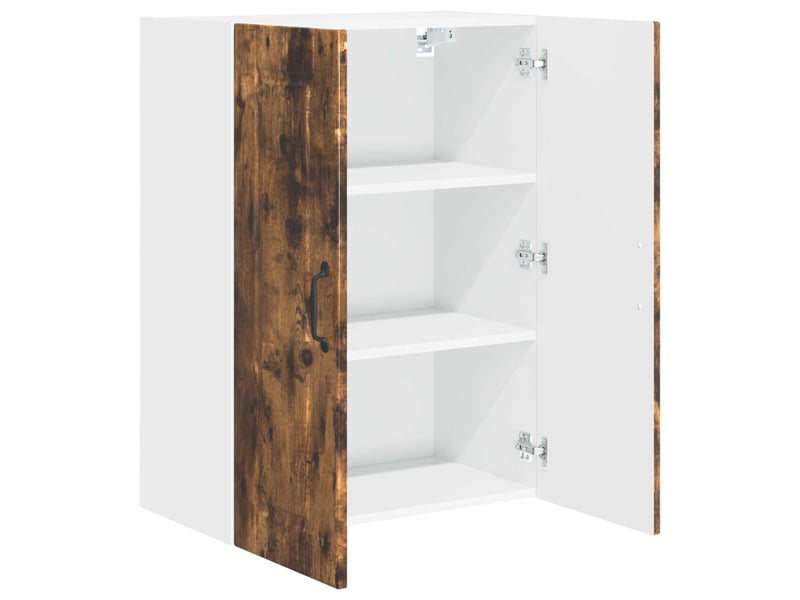  Meuble mural de cuisine, armoire de cuisine chêne fumé 60x31x80cm bois d'ingénierie  - Conforama E