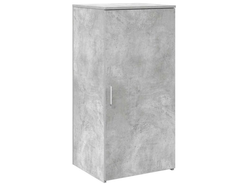  Armoire de rangement, rangement bureau gris béton 50x45x103,5cm bois d'ingénierie  - Conforama A