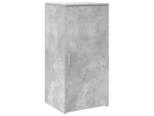 Armoire de rangement, rangement bureau gris béton 50x45x103,5cm bois d'ingénierie