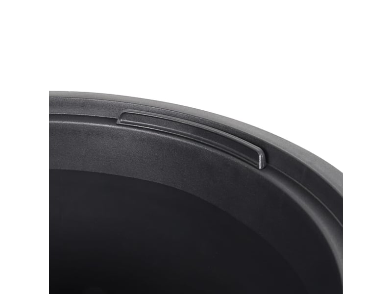  Jardinière - bac à fleurs et intérieur amovible anthracite aspect rainuré  - Conforama E