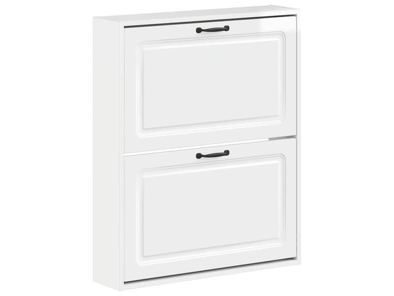  Meuble à chaussures mural, armoire à chaussures utrecht 71x17x86 cm shl6945  - Conforama A