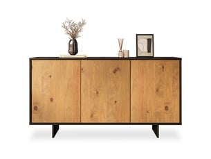 Buffet 3 porte(s)   IDIMEX  - 137 cm coloris marron 