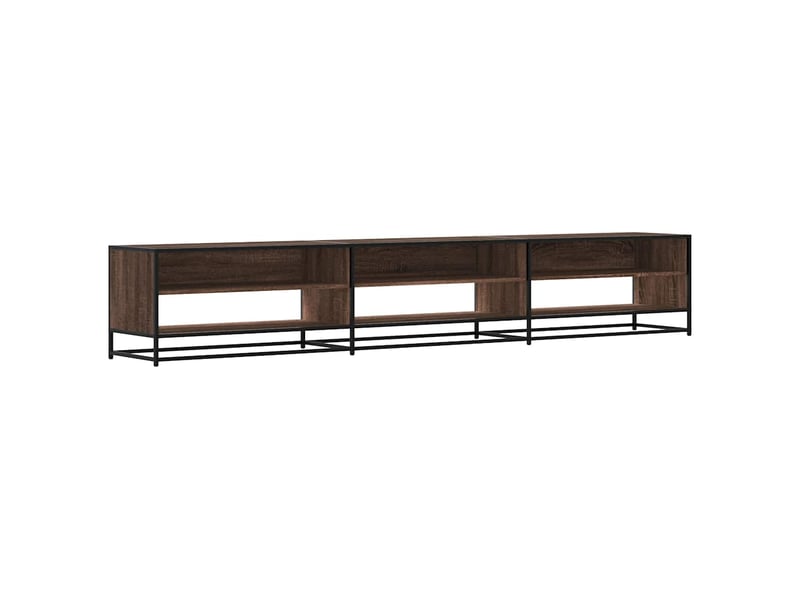  Meuble tv - banc tv - meuble de rangement chêne marron 270x40x46 cm bois d'ingénierie  - Conforama A