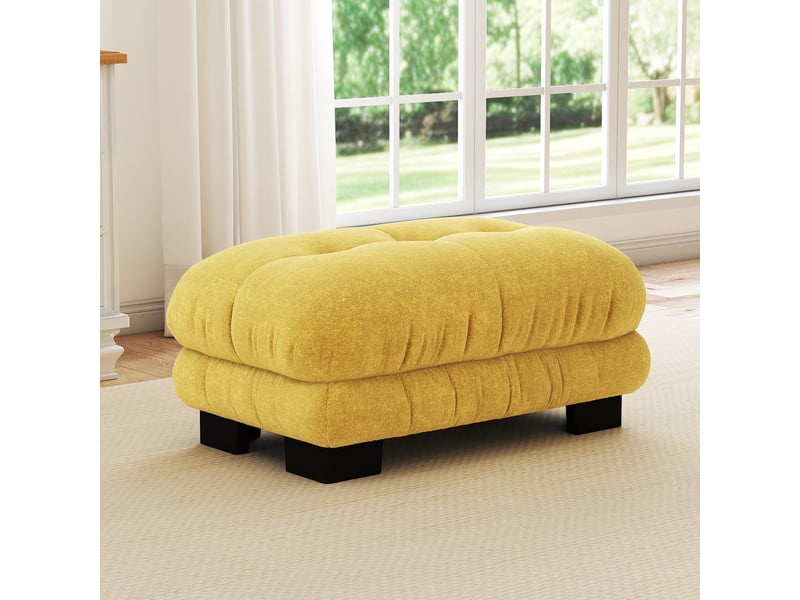  Pouf paris - jaune SF20250027061 - Conforama B