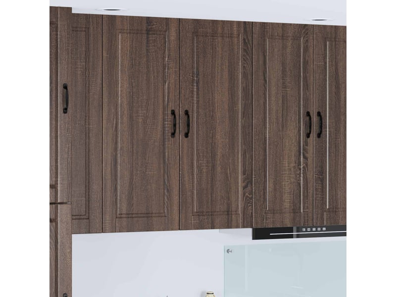  Meuble mural de cuisine, armoire de cuisine chêne brun 40x31x100cm shl5756  - Conforama B