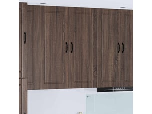 Meuble mural de cuisine, armoire de cuisine chêne brun 40x31x100cm shl5756