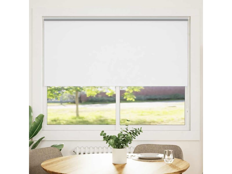 Store enrouleur occultant, store à rouleau 164,4 x 175 cm, largeur du tissu 160 cm, blanc cf45441 - Conforama B
