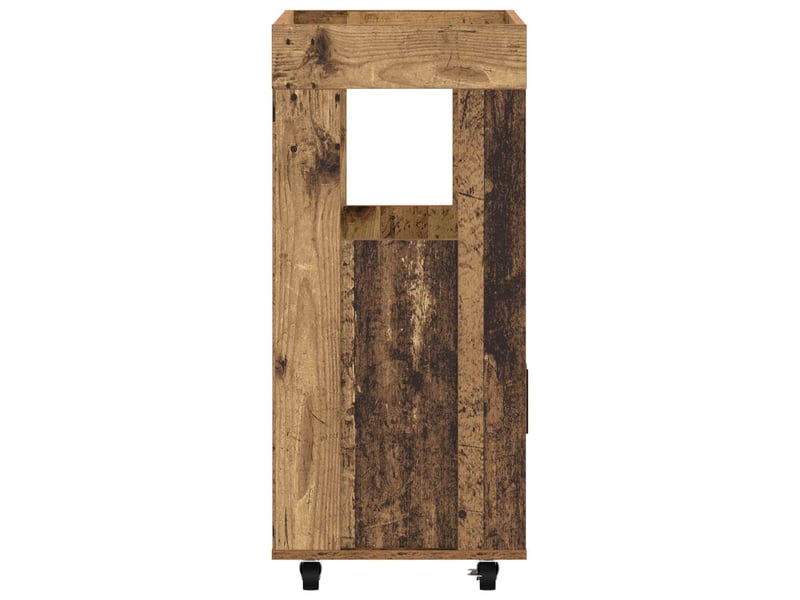  Chariot de service, chariot de bar bois ancien 60x39.5x89 cm bois d'ingénierie  - Conforama E