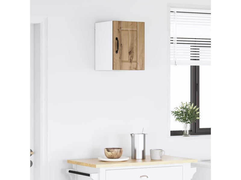  Meuble mural de cuisine, armoire de cuisine chêne artisanal 30x31x40cm shl7519  - Conforama D