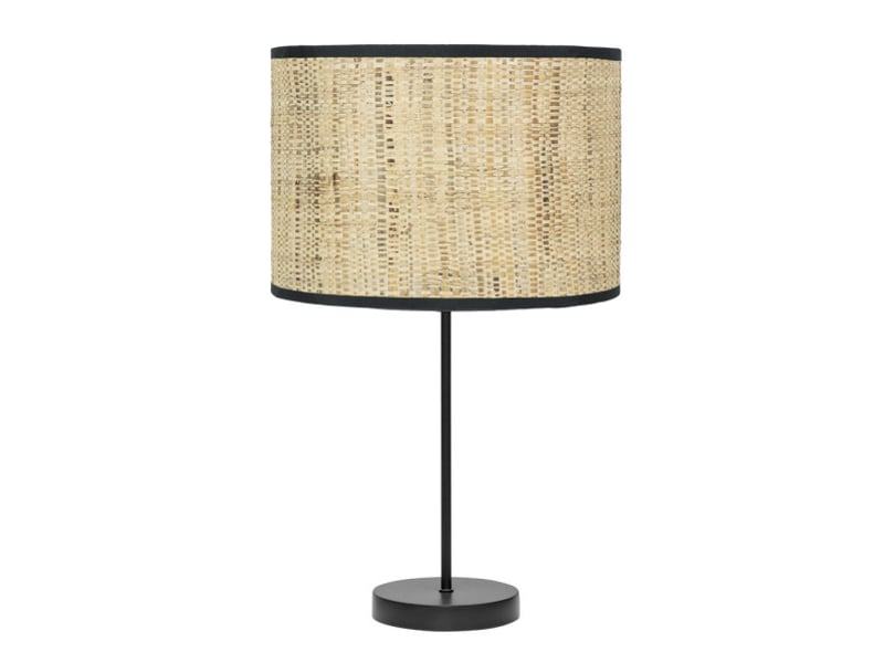  Lampe à poser fabrilamp natasha canisse 1 x e27 63 x 30 x 30 cm 189971109 - Conforama A
