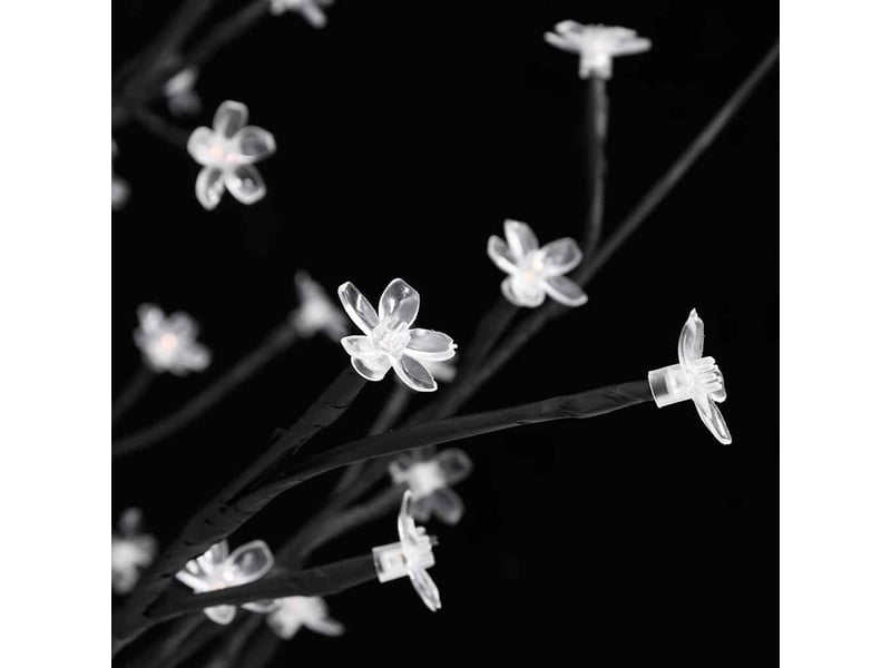  Arbre de noël - sapin à led fleur de cerisier 368 led blanc chaud 300 cm  - Conforama E