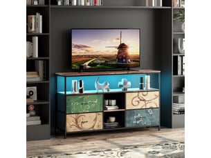 Meuble tv coloris multicolore 137 cm SANS MARQUE